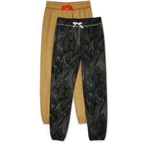 💎 Bleached Boy's Printed Jogger Sweatpants 2 Pack